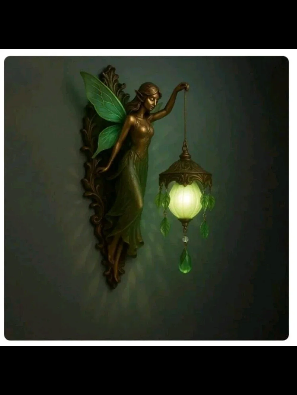 Green Fairy Wall Sconce Light - Brand Unspecified
